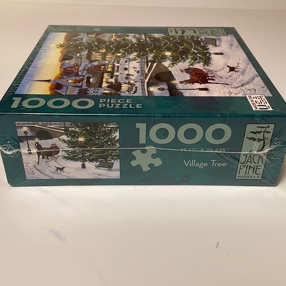 Jack Pine Puzzle Village Tree 1000 Pieces, NEW - Picture 9 of 11